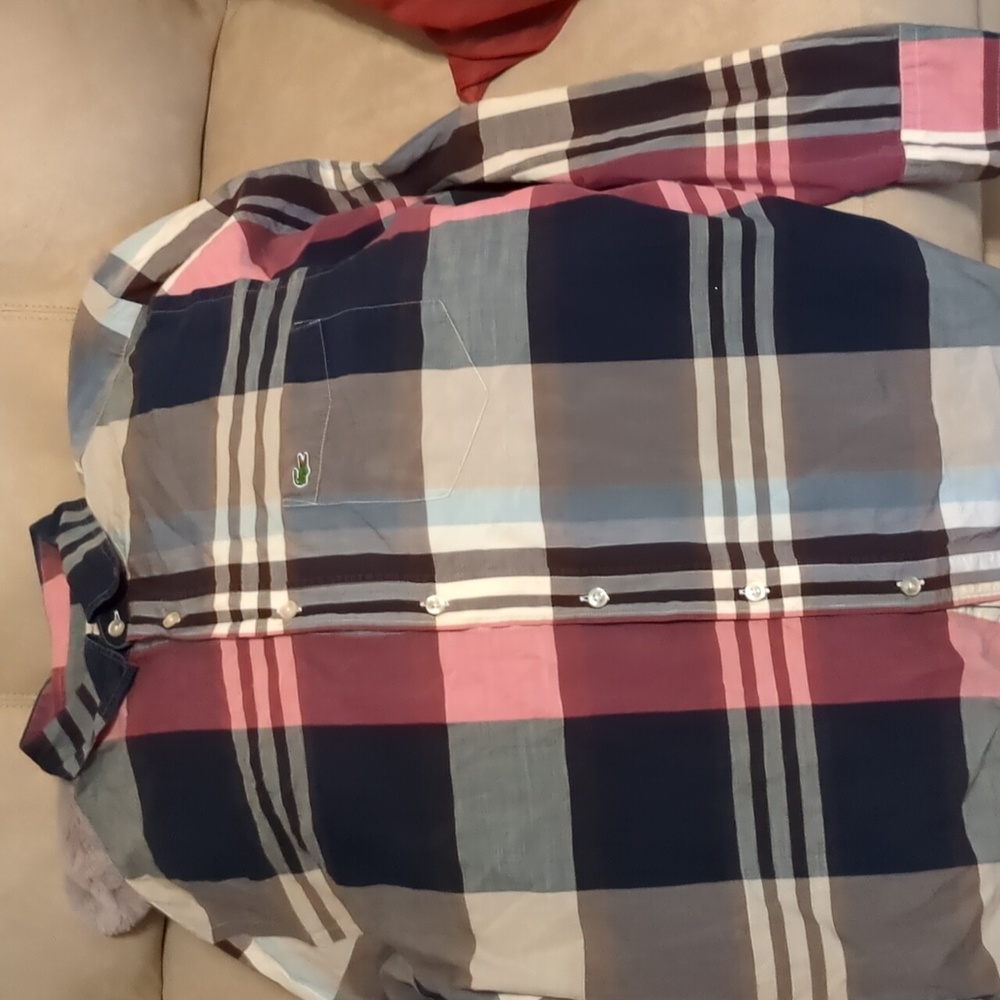 Men's button up long sleeve shirt Lacoste